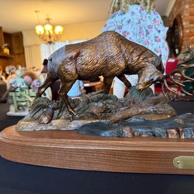 Bronze “Battle at Timber Creek” by Rick Terry #243/1500