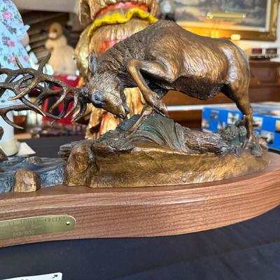 Bronze “Battle at Timber Creek” by Rick Terry #243/1500