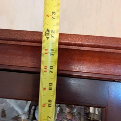 Lighted Corner Curio Cabinet 72" Tall