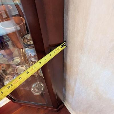 Lighted Corner Curio Cabinet 72" Tall