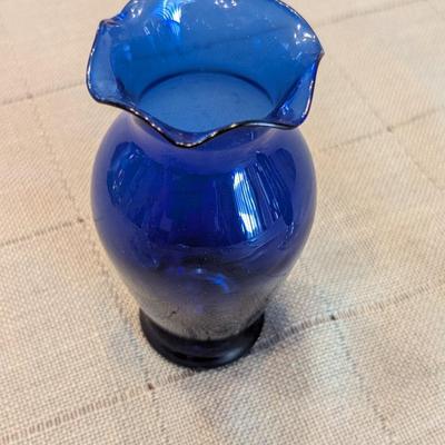 Glass Vases Souvenir Of Passaic, NJ & Bell Helen Alpine Village