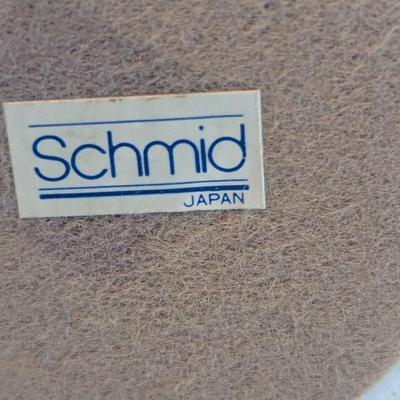 Vintage Schmid Girl Ceramic Pin Cushion Hat & Thimble Holder