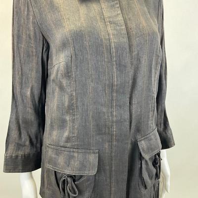 602 New with tag YANSI FUGEL Linen 2pc Pant Set