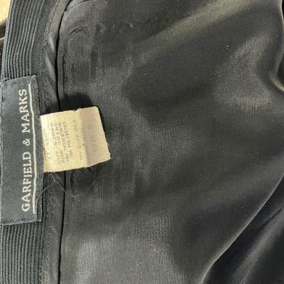 605 Black 2pc GARFIELD MARks Skirt Suit