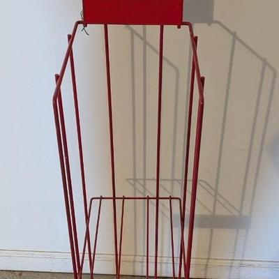 Metal Wire Display Rack 45" Tall