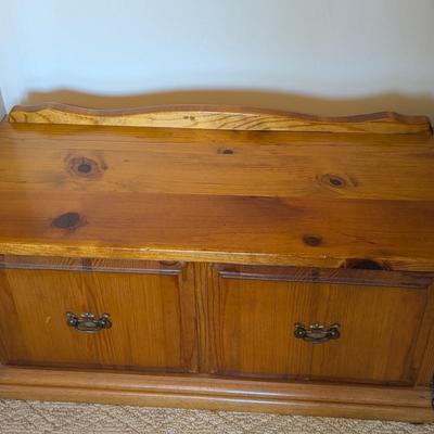 Wooden Storage Chest Approx 16" x 36" x 18 1/2" Choice A