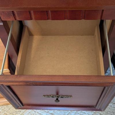 Wooden 2 Drawer File Cabinet