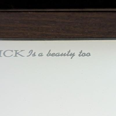 “Buick Is A Beauty Too” Vintage Interior Sun Visor Rear view Mirror