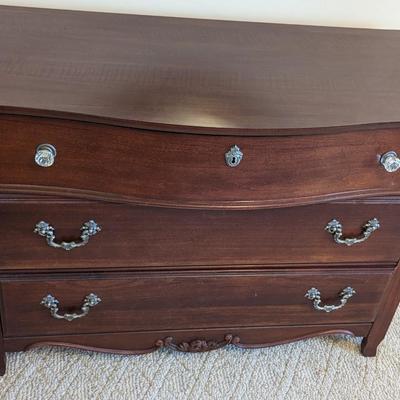 Antique 3 Drawer Dresser 40" x 19" x 30"