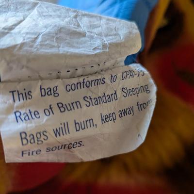 Vintage Emor Sleeping Bag With Ducks & Pheasants
