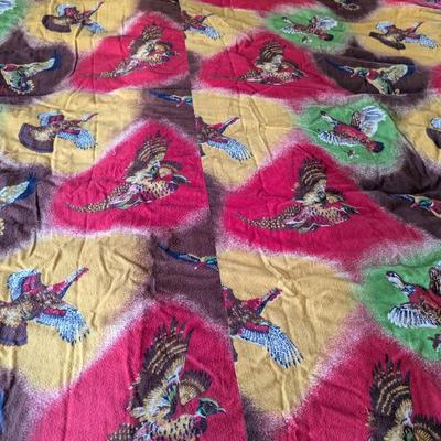 Vintage Emor Sleeping Bag With Ducks & Pheasants