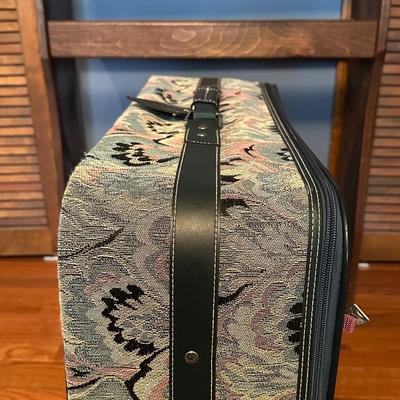 Two Vintage Airway Matching Suitcases with Wheels