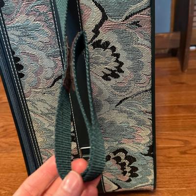 Two Vintage Airway Matching Suitcases with Wheels