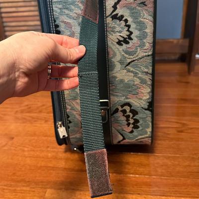 Two Vintage Airway Matching Suitcases with Wheels