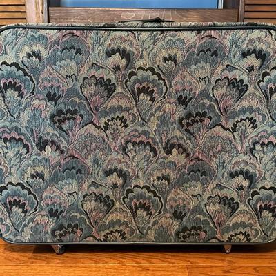 Two Vintage Airway Matching Suitcases with Wheels