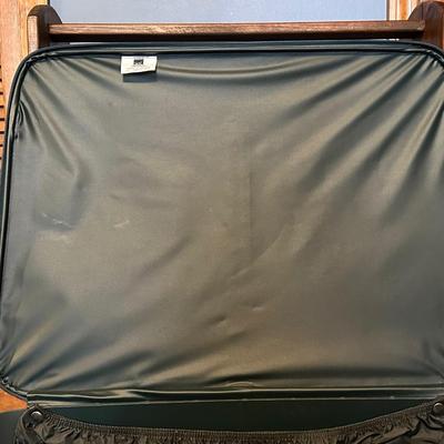 Two Vintage Airway Matching Suitcases with Wheels