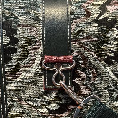 Two Vintage Airway Matching Suitcases with Wheels