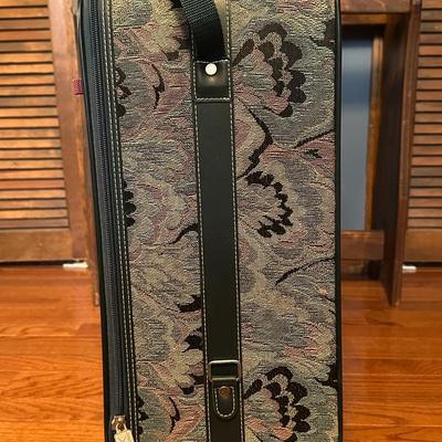 Two Vintage Airway Matching Suitcases with Wheels