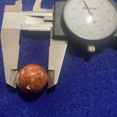 Antique Bennington Clay Marble Shooter German.