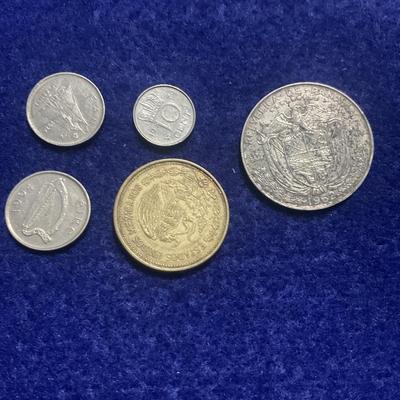 Five Foreign Coins