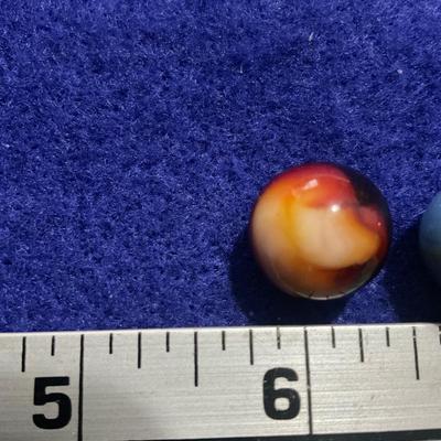 Four Vintage Marbles