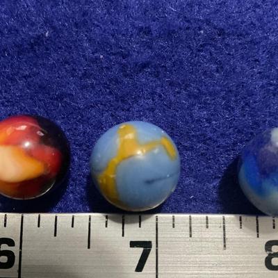 Four Vintage Marbles