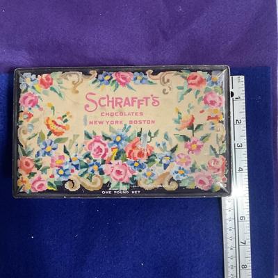1940’s Schrafft’s Chocolate Tin