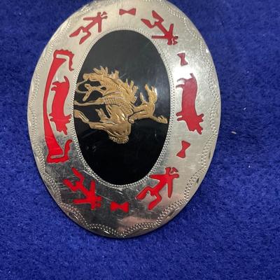 End Of The Trail Belt Buckle