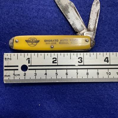 Onorato Auto Parts Milliken, Colo. Vintage Pocket Knife