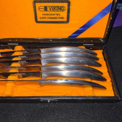 Vintage Handcrafted Super Stainless Steel knife set.