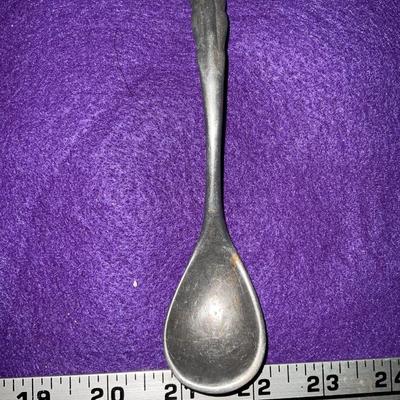 Antique Pewter Spoon