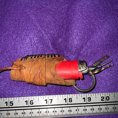 Vintage Bic Lighter leather holster
