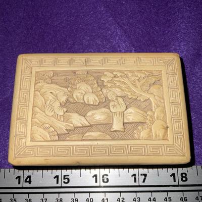 Jewelry Box Chinese carved
