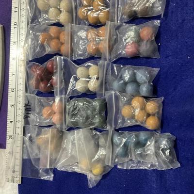 1800”s or earlier Bennington Clay Marbles