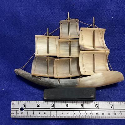 Bone Ship Sculpture
