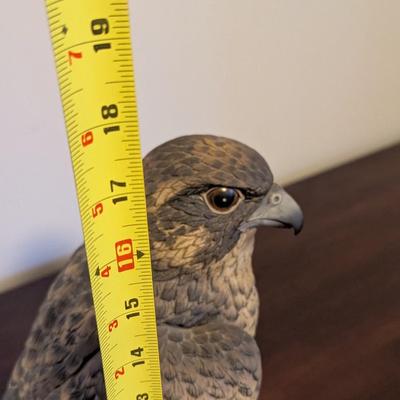LE #58/1000 Gorham-Daito Hand Painted Hawk Approx 18" Tall