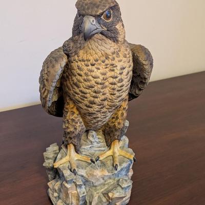LE #58/1000 Gorham-Daito Hand Painted Hawk Approx 18" Tall