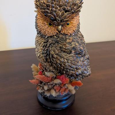 #217 Signed Fanning 1981 Sunflower Seed Owl