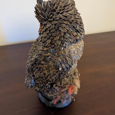 #217 Signed Fanning 1981 Sunflower Seed Owl
