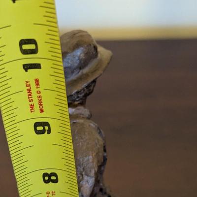 Signed Lawman Brass Figure Approx 18" Tall