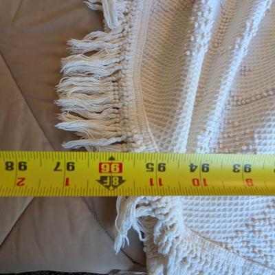 American Made Bates Of Maine Cotton Bedspread Choice 3 Approx 97" x 78"