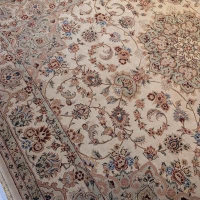 Beige Area Rug Approx 93 1/2" x 116"