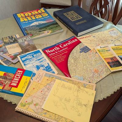 Vintage Road Atlas Maps Life Pictorial 1961 Atlas