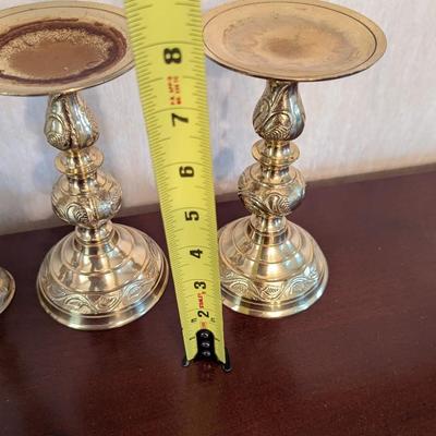 Made In India Brass Candle Holders