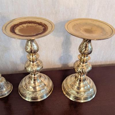 Made In India Brass Candle Holders