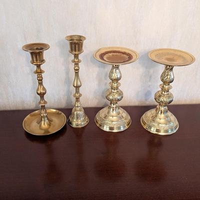 Made In India Brass Candle Holders