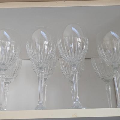 8 - Scott Zwiesel Ceremony Vertical Cut Water Goblets