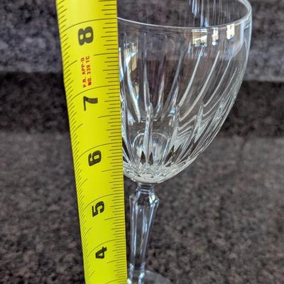8 - Scott Zwiesel Ceremony Vertical Cut Water Goblets