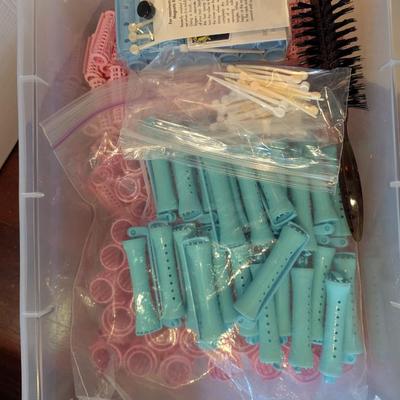 Assortment Of Curling Rollers