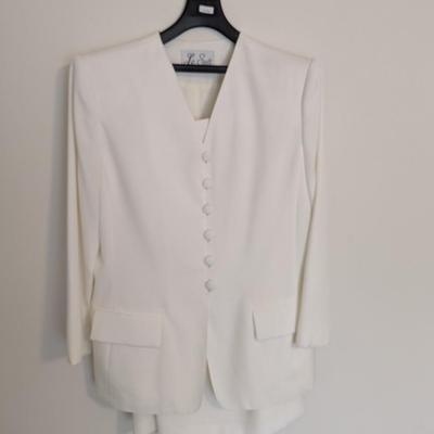 Kasper For A.S.L. Jacket & Le Suit Paris New York Suit Small Medium